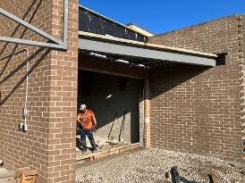Huntington High Safe School Entrance